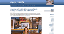 Desktop Screenshot of blog.mediaparents.co.uk