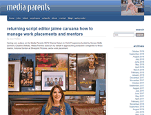 Tablet Screenshot of blog.mediaparents.co.uk